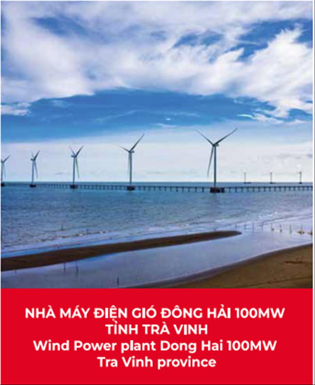 NHÀ MÁY ĐIỆN GIÓ ĐÔNG HẢI 100MW TỈNH TRÀ VINH
