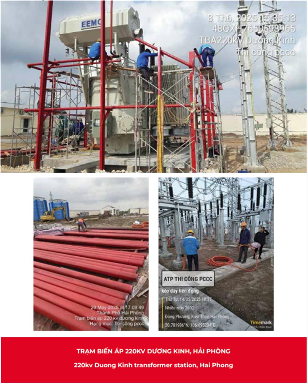 TRẠM BIẾN ÁP 220KV DƯƠNG KINH, HẢI PHÒNG