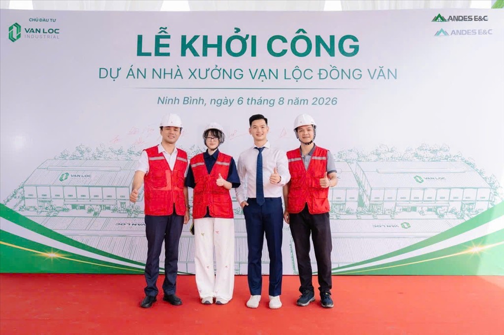 PHÚC AN THAM DỰ LỄ KHỞI CÔNG DỰ ÁN NHÀ XƯỞNG VẠN LỘC ĐỒNG VĂN