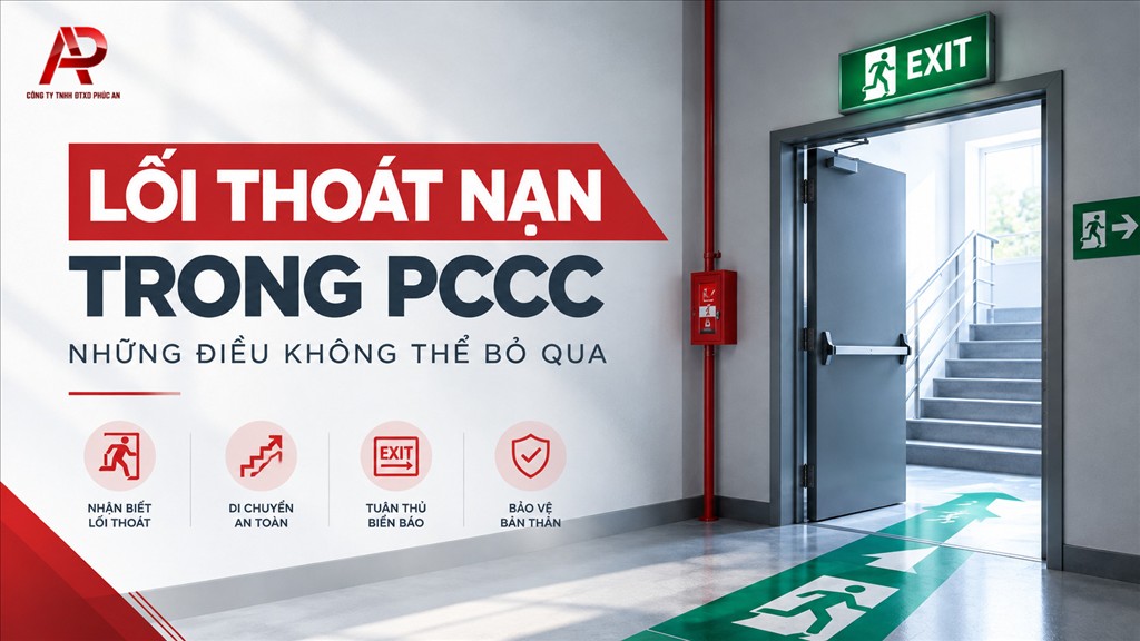 LỐI THOÁT NẠN TRONG PCCC – NHỮNG ĐIỀU KHÔNG THỂ BỎ QUA